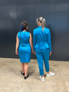 CBK Suits Jodie Satin Suit High Sea