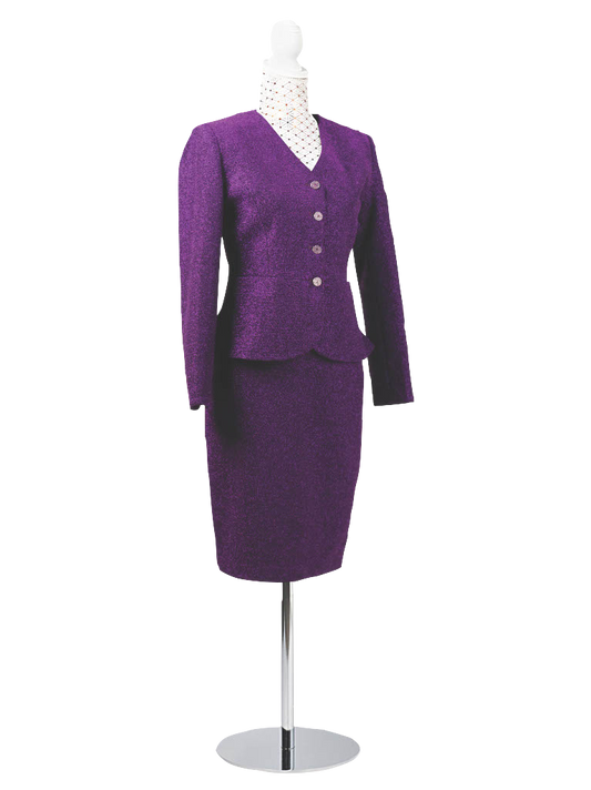 CBK Suits Icy sparkling suit amethyst