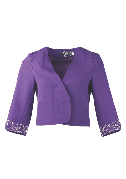 CBK Suits Yunna bolero sparkling grape