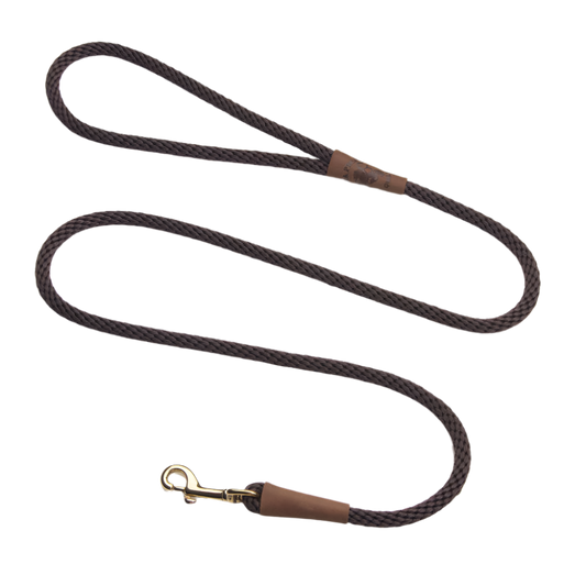 Mendota Snap leash brown 9 mm