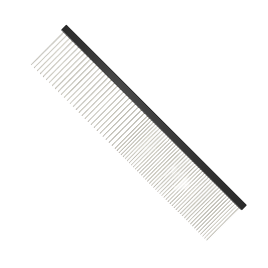 KISS Aluminum 2 in 1 comb 19cm long 3.4cm teeth