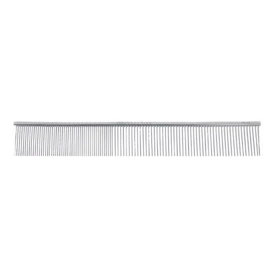 KISS Ultra premium 2 in 1 chrome comb 22cm long & 3.2cm teeth