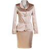 CBK Suits Marco satin suit dark champagne