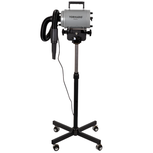 CBK Tornado powerdry blower with floor stand