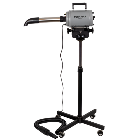 CBK Tornado powerdry blower with floor stand & pipe