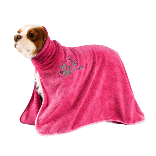 Show Tech Dry Dude Microfiber Drying Towel Coat - Pink