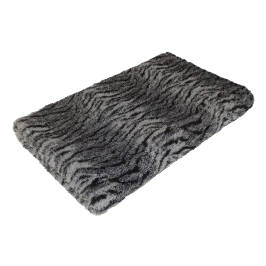 CBK Non-slip vetbed charcoal grey tiger stripes