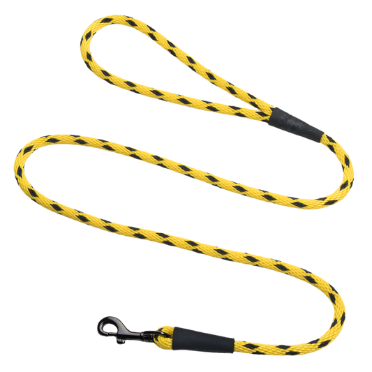 Mendota Snap leash black ice yellow 9mm