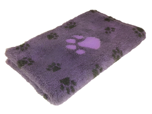CBK Non-slip vetbed purple with large paws