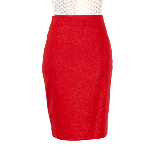 CBK Suits Safak bling skirt red