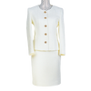 NEW CHANEL LOOK SUIT OFF WHITE