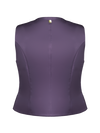 CBK Suits Pixie Satin Vest Deep Lavender