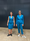 CBK Suits Gabe Ankle-Length Pants High Sea
