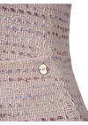 CBK Suits Cartier Zipper Tweed Suit Cherry Blossom