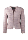 CBK Suits Cartier Zipper Tweed Suit Cherry Blossom
