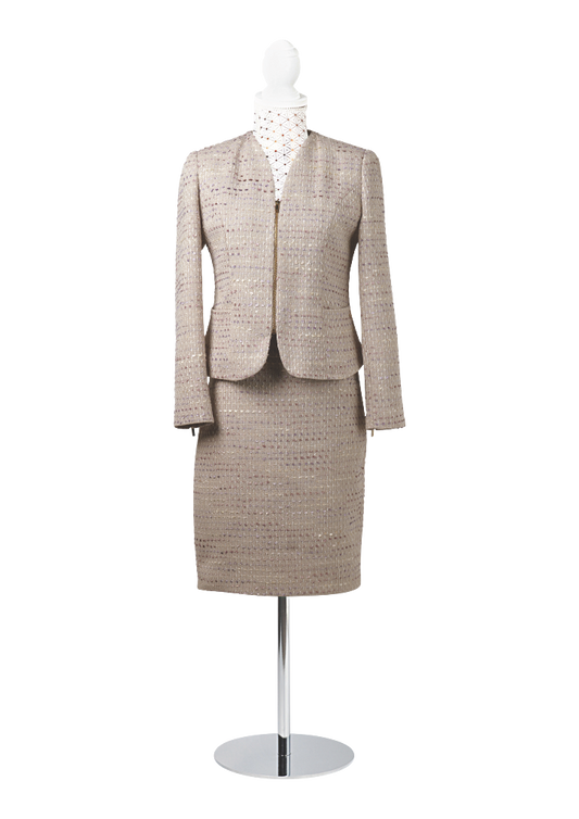 CARTIER CHANEL SUIT TAUPE
