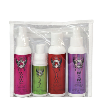 Care & Styling Travel Set 4 x 125 ml WOW Styling Kit