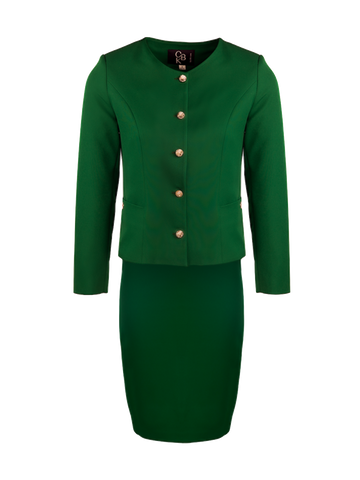 Nouveau Classic Suit Hunter Green