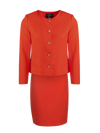 Nouveau Classic Suit Mandarin Red