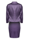 Jodie Satin Suit Deep Lavender