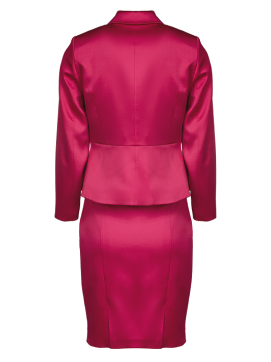 Jodie Satin Suit Peony Ardour