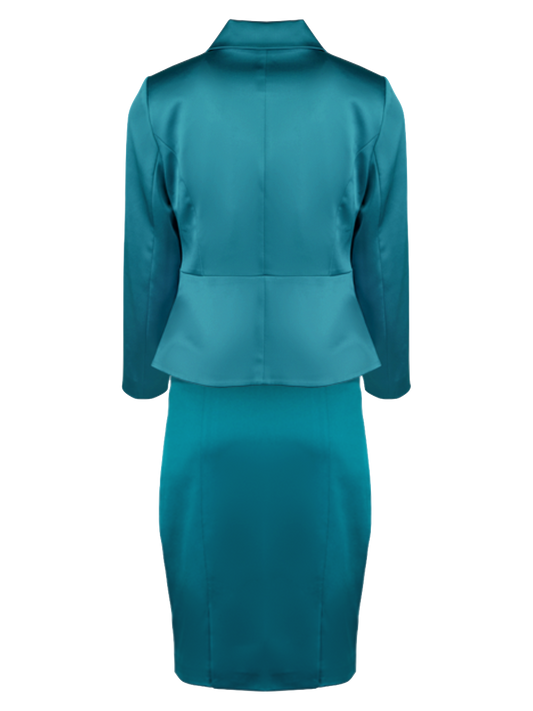 Jodie Satin Suit High Sea