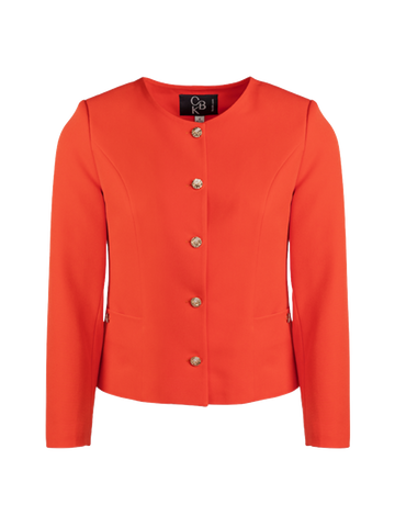 CBK Suits Nouveau Classic Blazer Mandarin Red