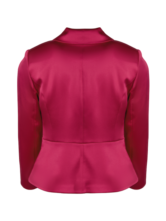 CBK Suits Jodie Satin Blazer Peony Ardour