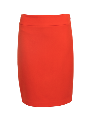 CBK Suits Nouveau Classic Skirt Mandarin Red