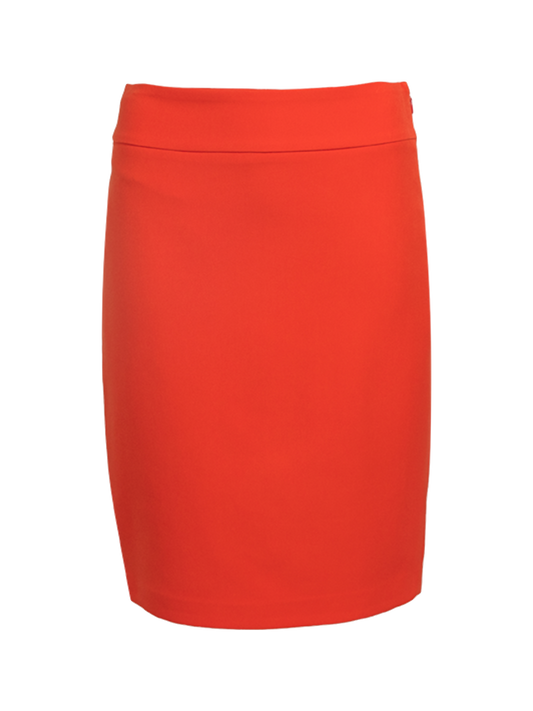 CBK Suits Nouveau Classic Skirt Mandarin Red