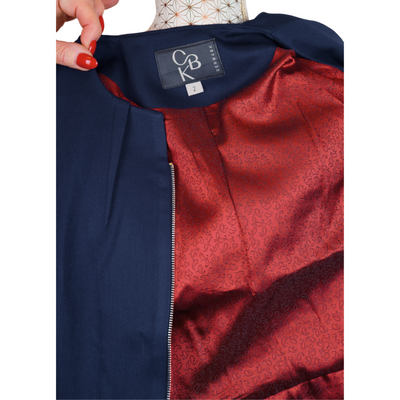 CBK-Anzug, Karinca-Reißverschlussjacke – Marineblau