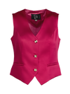 CBK Suits Pixie Satin Vest Peony Ardour