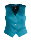 CBK Suits Pixie Satin Vest High Sea
