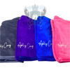 ASHLEY CRAIG MICROFIBER DRYING BLANKET - PINK
