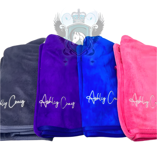 ASHLEY CRAIG MICROFIBER DRYING BLANKET - GREY