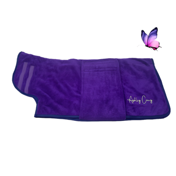 Ashley Craig Ashley Craig Microfiber Drying Towel Coat - Purple