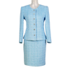 NEW CHANEL LOOK SUIT LIGHT BLUE