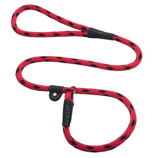 RETRIEVER LEASH BLACK ICE RED 13 MM