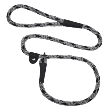 RETRIEVER LEASH BLACK ICE SILVER 13 MM