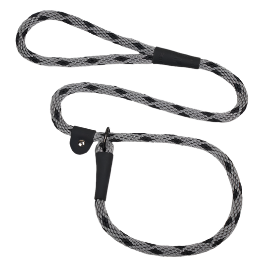 RETRIEVER LEASH BLACK ICE SILVER 13 MM
