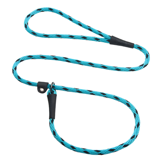 RETRIEVER LEASH BLACK ICE TURQOUISE 9MM