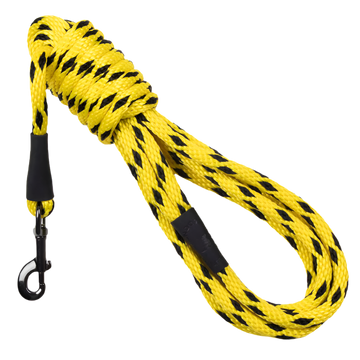 TRACK LEASH BLACK ICE YELLOW 9MM