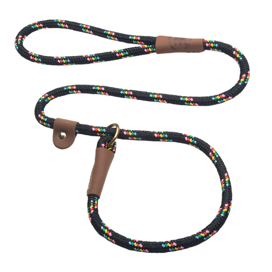 RETRIEVER LEASH BLACK CONFETTI 13 MM