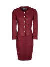 CBK Suits Nouveau Suit Tweed Sparkle Bordeaux