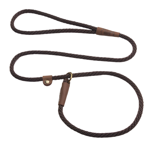 RETRIEVER LEASH BROWN 9MM