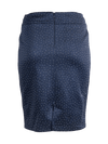 CBK Suits Icy Skirt Navy with Rhinestone