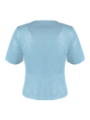 CBK Suits Bibi Short Sleeve Light Blue With Rhinestone