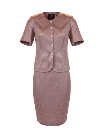 CBK Suits Bibi Skirt Light Pink with Rhinestone