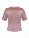 CBK Suits Bibi Short Sleeve Light Pink With Rhinestone