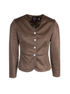 CBK Suits Icy Blazer Light Brown with Rhinestone